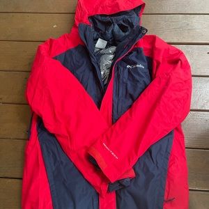 Columbia Omni-tech Mens Large Ski Jacket. Barely worn.
